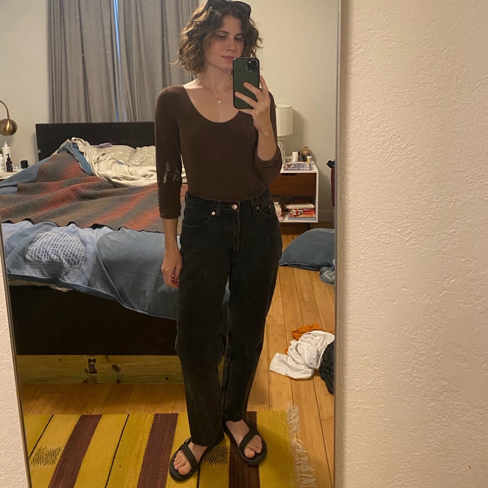 Vintage Levi’s 512 Straight Black Jeans